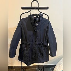 J. Crew Navy Raincoat
